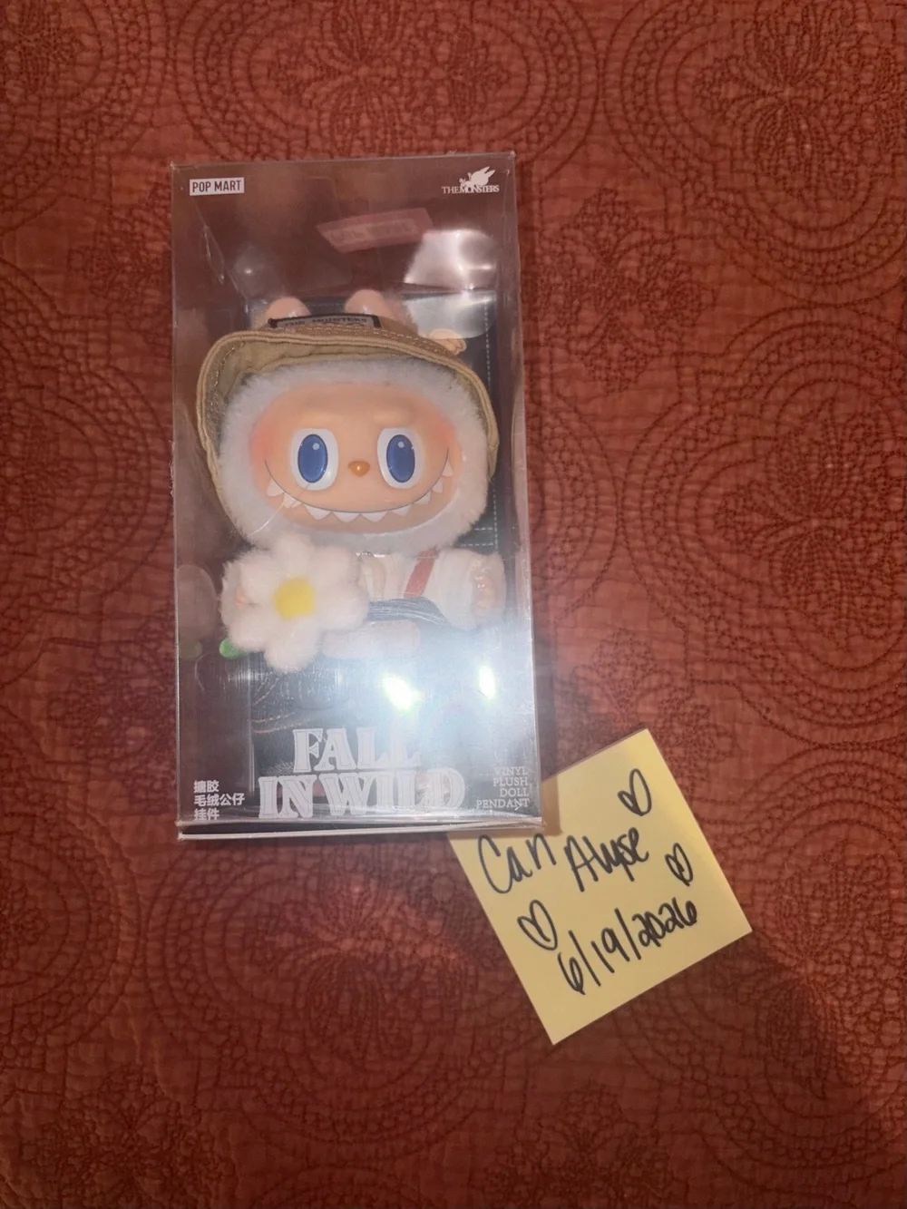 Pop Mart Fall In Wild Plush Doll Pendant - White